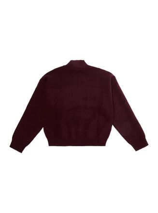 Chlo&eacute; Cotton & Cashmere Knit Sweater - Purple