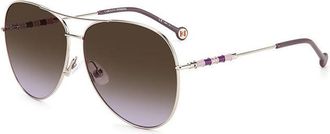 Carolina Herrera CH 0034/S 3YG/QR Womens Sunglasses Gold Size 64