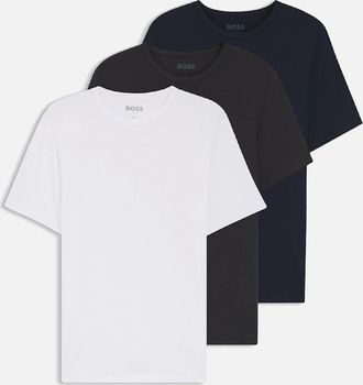 HUGO BOSS Mens 3 Pack of Bamboo Underwear T-Shirts - Multi - Size: 44