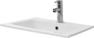 ML Design Lavabo cer&aacute;mica lavamanos com&uacute;n pila para aseo de ba&ntilde;o rectangula