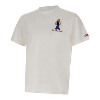 MC2 Saint Barth T-Shirts, male, White, Size: S Portofino T-shirt