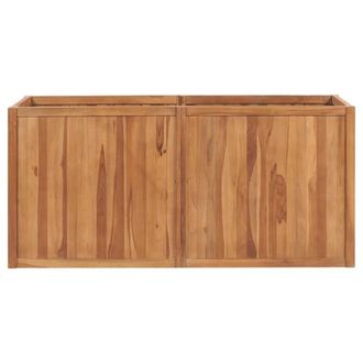 Berkfield Home Garden Raised Bed 150x50x70 cm Solid Teak Wood in Brown | Size: 150 x 50 x 70 cm
