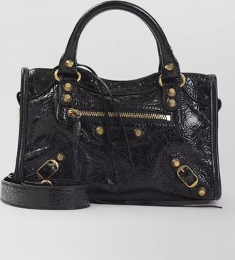 Balenciaga city mini shoulder bag top handles strap