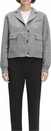 Favorite Daughter The City Bomber In Grey Houndstooth