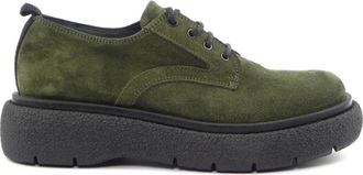 Carmens Derby Camoscio - Dames - Veterschoenen - Groen - 36 EU - Su&egrave;de - Schoenen