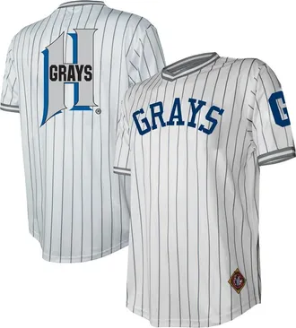 Stitches Mens Stitches White Homestead Grays V-Neck Jersey at Nordstrom, Size Medium