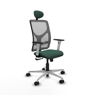Piqueras y Crespo Silla De Oficina Piqueras Y Crespo Motilla Gris Respaldo Ajustable