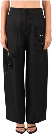 Meimeij Pantaloni a gamba larga Barrel - - Trousers - Donna - Nero - S