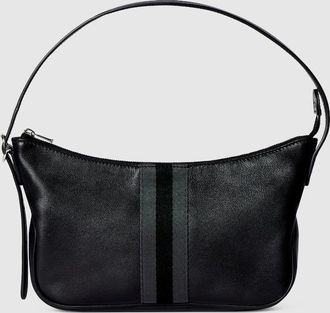 Gucci Lunetta Small Crossbody Bag, Black, Leather