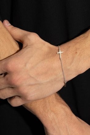 AllSaints Brass Bracelet, Mens, Silver