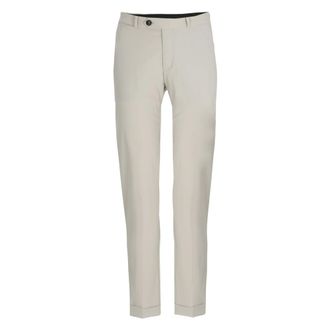 Roberto Ricci Design Rrd, Broeken, Heren, Grijs, L, Leer, Slim-fit broek