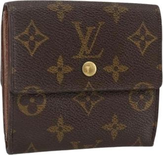 Louis Vuitton Pre-owned Wallets, female, Brown, Size: ONE SIZE Pre-owned Vintage Monogram Canvas Wallet