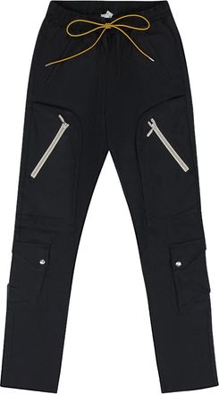 Rhude drawstring cargo pants - Black