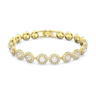 Swarovski Bracelets, female, Yellow, Size: ONE SIZE Stylish Gold Angelic Bracelet