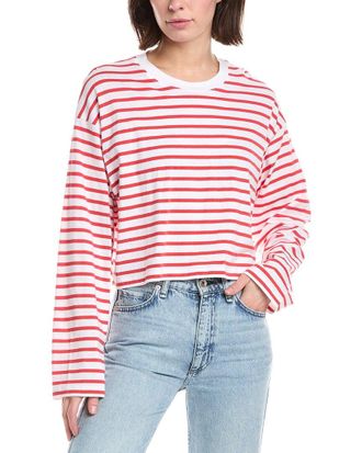 ATM Anthony Thomas Melillo Atm Anthony Thomas Melillo Stripe Classic Jersey T-Shirt
