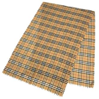 Burberry Pre-owned Vintage Shawl - unisex - Burberry Vintage - Vintage Scarves - Beige - ONE SIZE - Pre-owned
