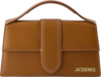 Jacquemus Brown Calfskin Le Grand Bambino, Never Carried (Authentic Pre-Loved)