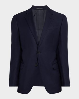 Giorgio Armani Men & apos;s Wool Textured Soft Line Sport Coat