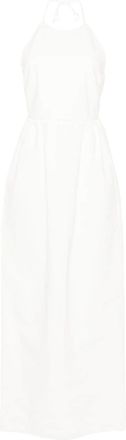 Max Mara Europa canvas maxi dress - women - Cotton - 40 - White
