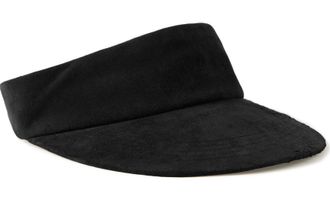 Fear of God Black Suede Visor Cap
