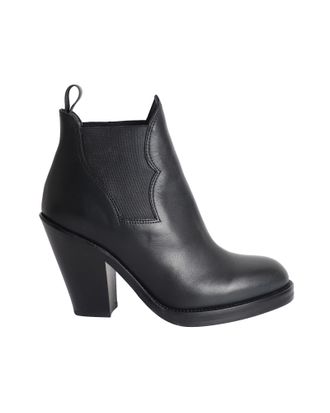 Acne Studios Pre-owned Womens Star Ankle Boots in Black Leather - Size EU 38