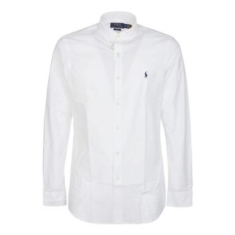 Polo Ralph Lauren Long Sleeve Sport Slim Shirt - Heren - Casual Overhemden - Wit - M - Overhemden