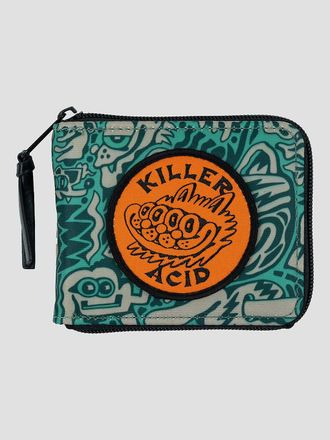 Killer Acid Kingdom Zip Geldb&ouml;rse green