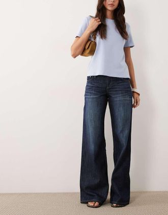 Cotton On Jeans ampi a vita bassa blu inkstone
