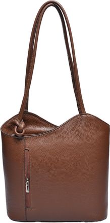 Anna Luchini Bordeauxrood Rundleer Tas