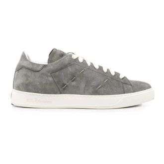 Kiton Zapatillas de ante con cordones - Shoes - Hombre - Gris - 42 1/2 EU