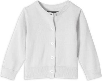 primary Baby Cardigan Sweater in White at Nordstrom, Size 18-24M
