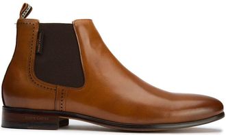 Simon Carter Mens Rattle Chelsea Boots - Tan Leather - Size UK 12