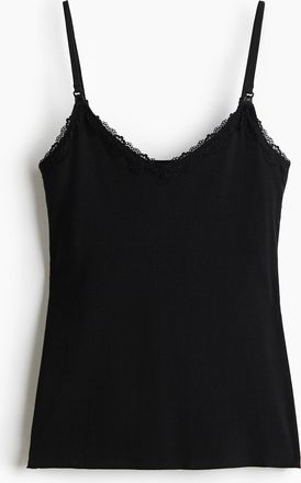 H&M MAMA Still-Tr&auml;gertop - Schwarz