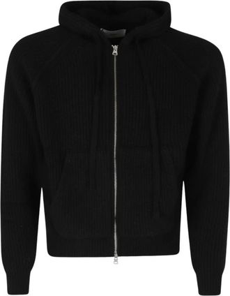 Dunst Cardigan con cappuccio in maglia - - Sweatshirts & Hoodies - Uomo - Nero - M