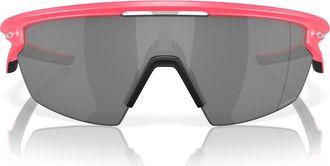 Oakley Gender Inclusive Sphaera 36mm Polarized Rectangle Sunglasses in Matte Neon Pink/prizm Black at Nordstrom
