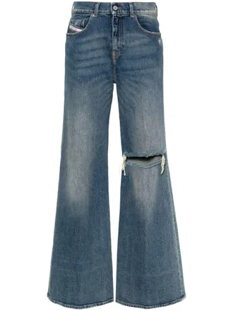 Diesel Jeans D-Akemi a gamba ampia 1978 - Blu