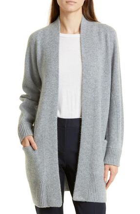 Vince Shawl Collar Cashmere Cardigan in Med H Grey at Nordstrom, Size X-Small