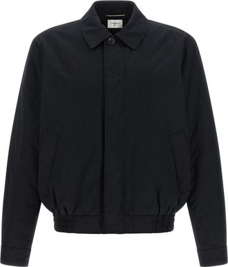Saint Laurent Black Shirt Collar Jackets