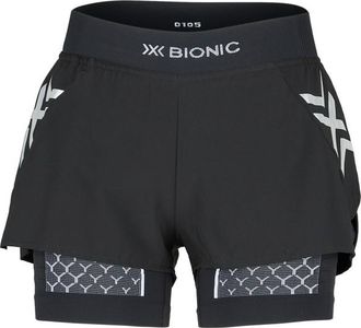 X Bionic Twyce Race 2in1 Shorts Laufshorts f&uuml;r Damen | schwarz