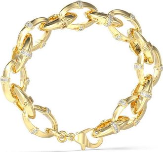 Guess Womens UBB05163YGL Ladies Bamboo Bracelet - Gold - One Size