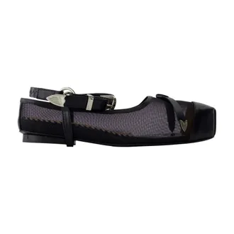 Toga Archives Aj1451 Sandals - female - Toga Pulla - Ballerina Shoes - Black - 7 UK - Shoes