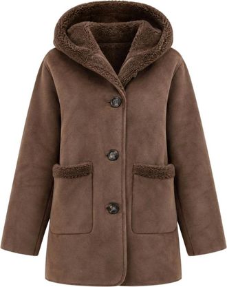 Marella Emmottone Jacket - Jackets - Mujer - Marr&oacute;n - 2XS