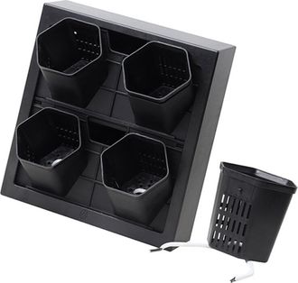 OEM Rieles Para Macetas De Pared, Ligeros Y Duraderos, Con Macetas Negras