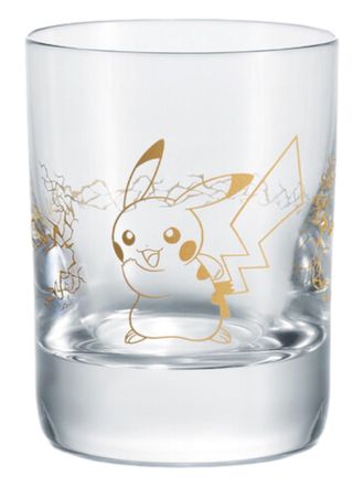 Baccarat 2815139 Pikachu Lightning Gold Tumbler Glass