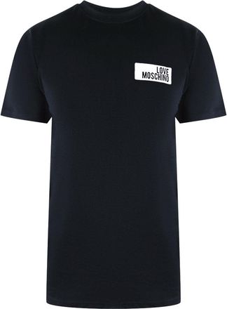 Moschino Love Moschino Block Logo Zwart T-shirt