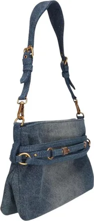 Pinko Pinko, Dames, Tassen, Blauw, Maat: ONE Size Denim