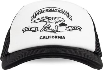 Amiri Core Logo Trucker Cap - Heren - Petten - Wit - ONE Size - Katoen - Accessoires