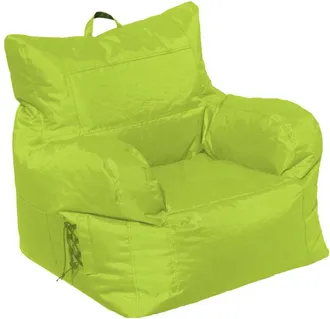 Talamo Italia Talamo Italia - Dmora Poltrona imbottita con braccioli, colore verde, Misure 80 x 80 x 80 cm, con imballo rinforzato