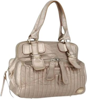 Chlo&eacute; Pre-owned Handbags, female, Beige, Size: ONE SIZE Pre-owned Hand Bag