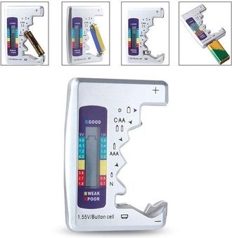 OEM Allecto - Probador De Bater&iacute;as Digital Port&aacute;til - Prueba Bater&iacute;as